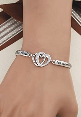 captivating teeny-tiny Not Sister by Blood but Sister by Heart braclet